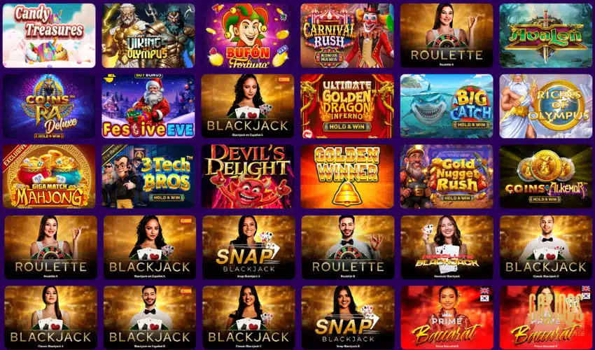 Casino Games at BonusBet
