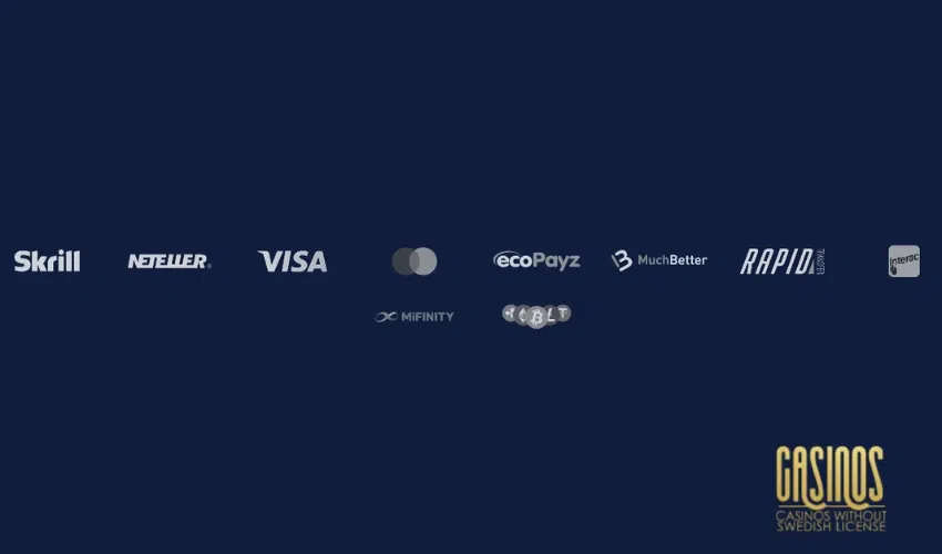 Dream.Bet Casino Payment Methods for Swedish players and bettors