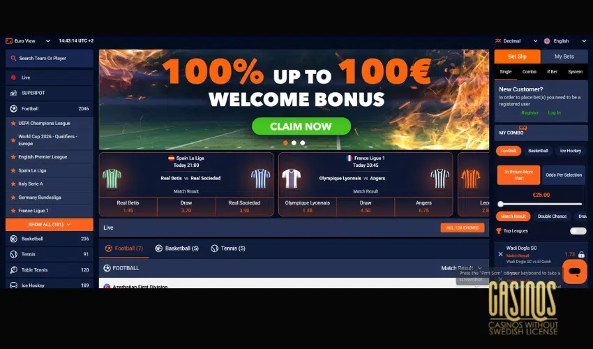 Dream.bet sportsbook review for Swedish bettors