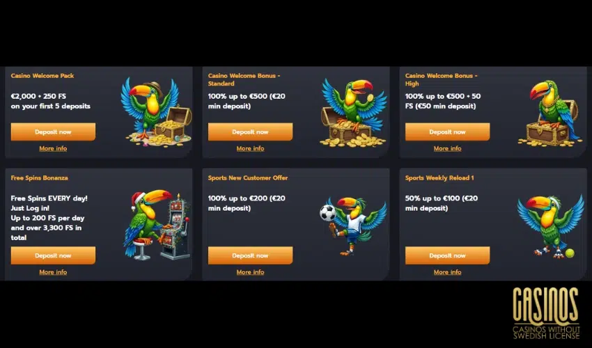 Flappy Casino Bonuses and Promotions