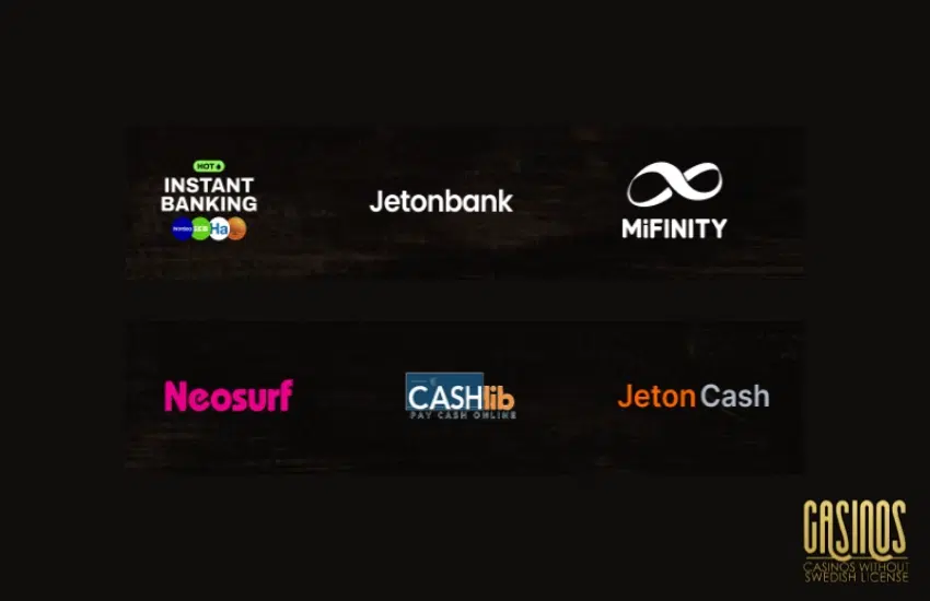 Payment methods at Nords Casino