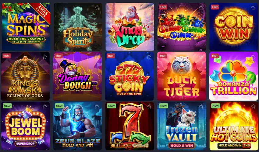 Rolling Slots games and live casino