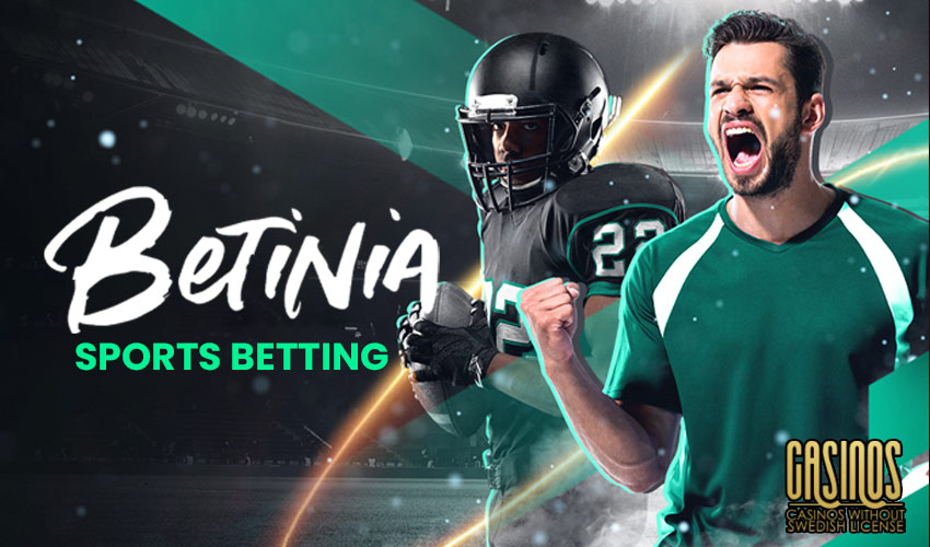 Sports betting at Betinia Casino