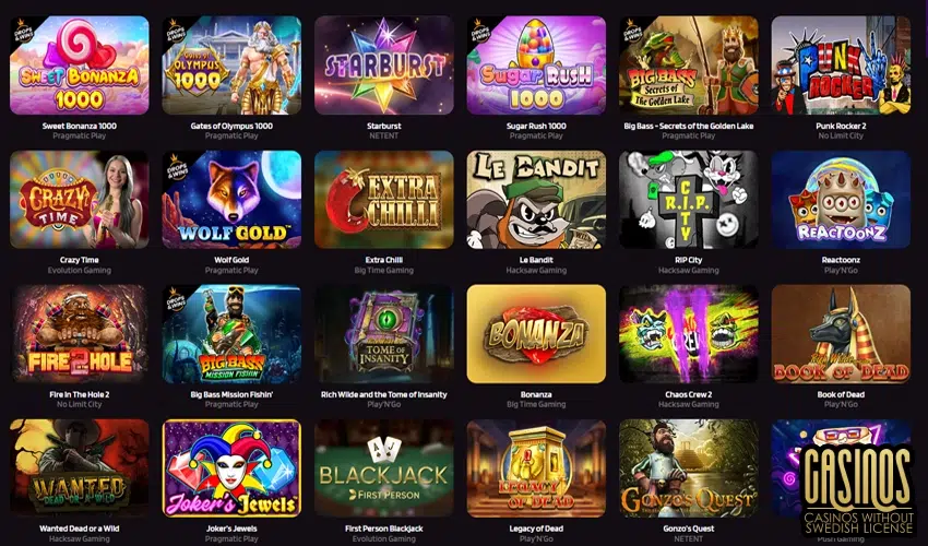 Punterz Casino Games