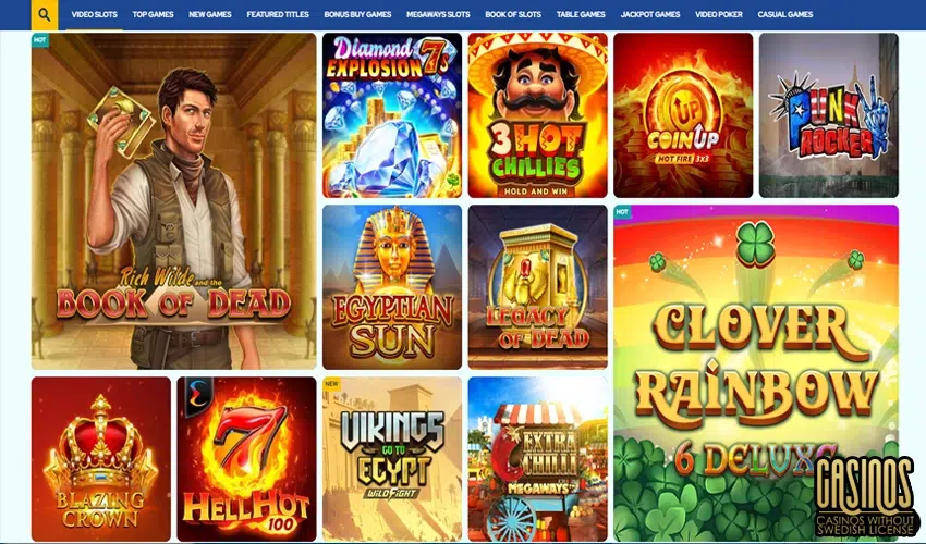 Dolfwin Casino Games