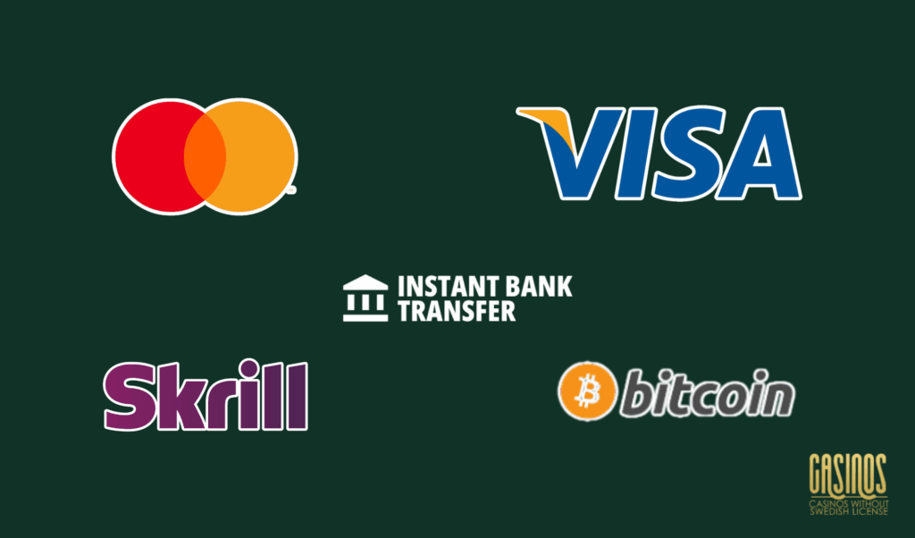 Payment options at Ritzo Casino