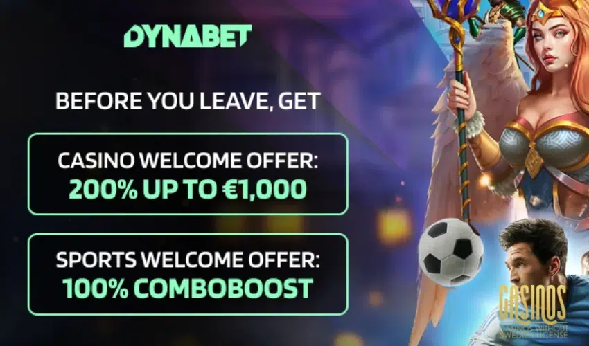 Dynabet bonuses review for Swedish players