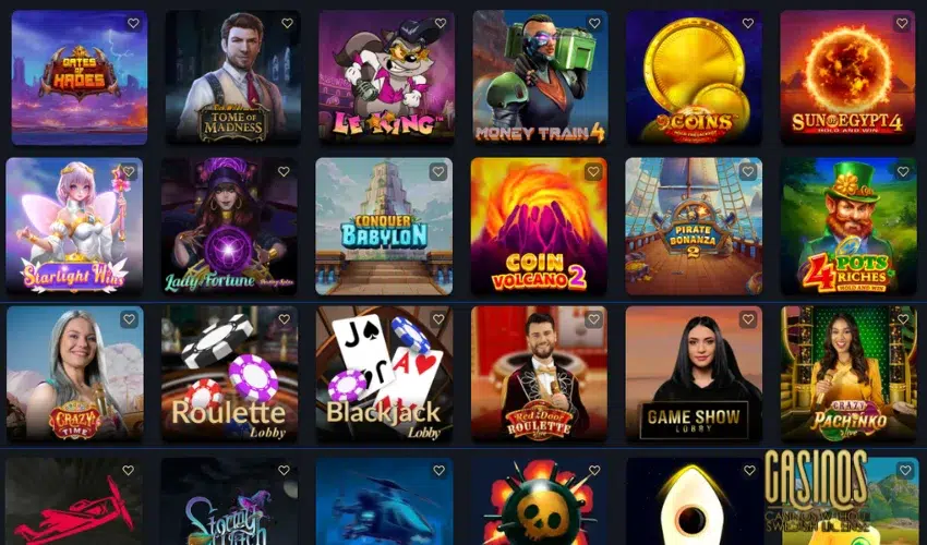 Types & Quality of Games at TheSlotz Casino