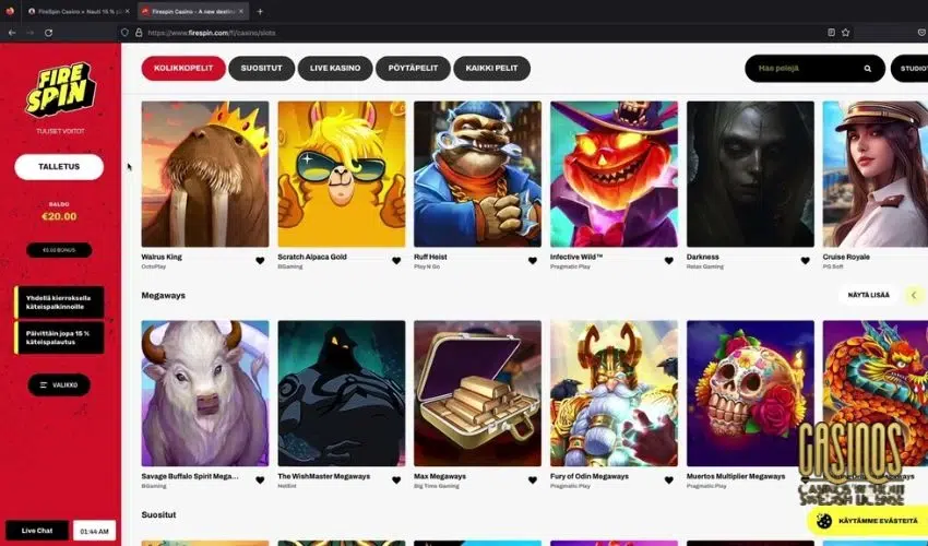 Firespin Casino Review