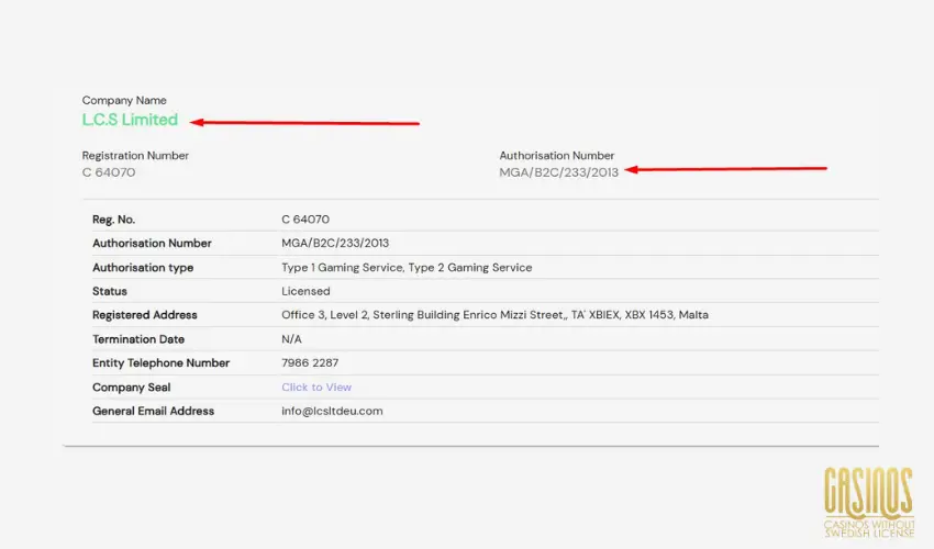 Kudosbet MGA license verification