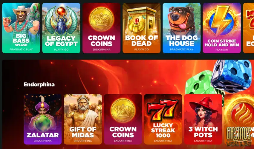 casino games at SpinStag